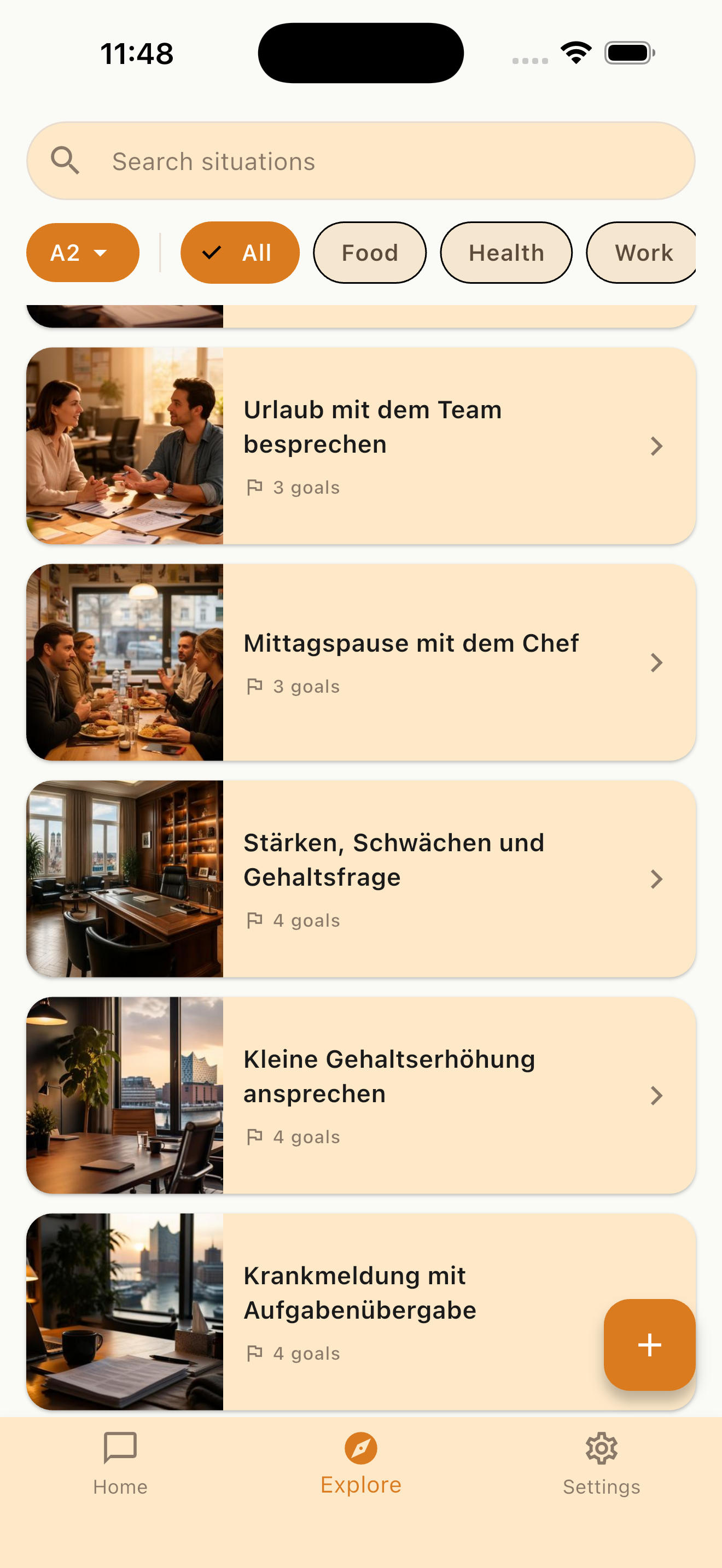 Browse situations in Tatin